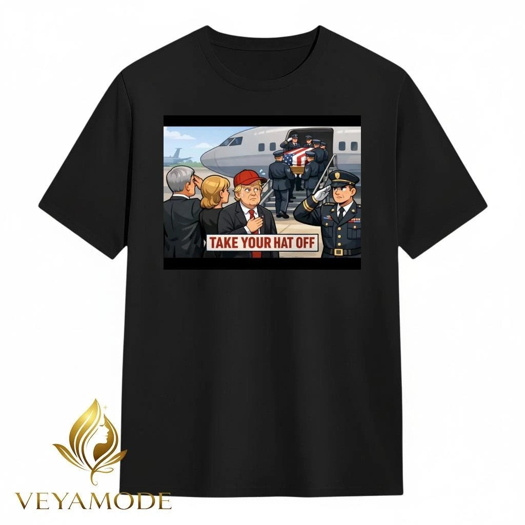 Take your hat off Trump tee