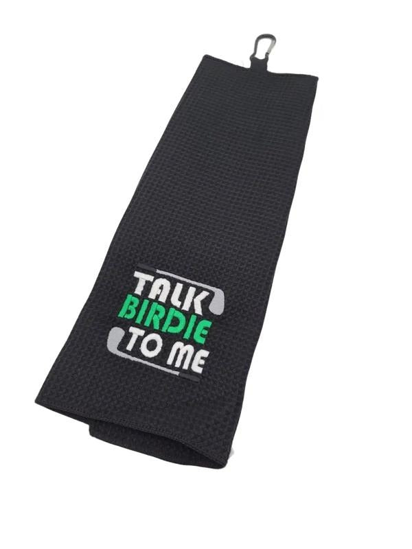 Talk Birdie to Me Golf Towel T-Shirts, Hoodie, Sweatshirt | DripVista.com
