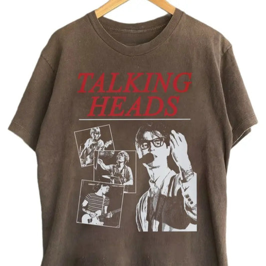 Talking Heads Stop Making Sense Shirt, Retro Style Albums 90s Unisex Graphic Tee Shirt Fashion Clothing