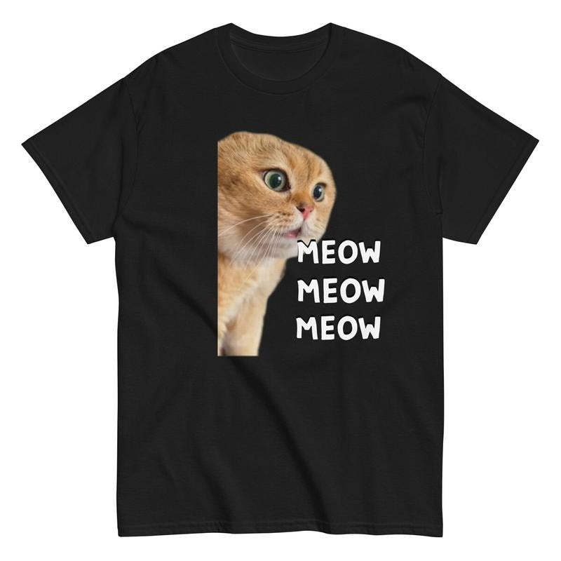Talking Meme Cat Viral Video Funny Cat  sweater T-Shirts, Hoodie, Sweatshirt | DripVista.com