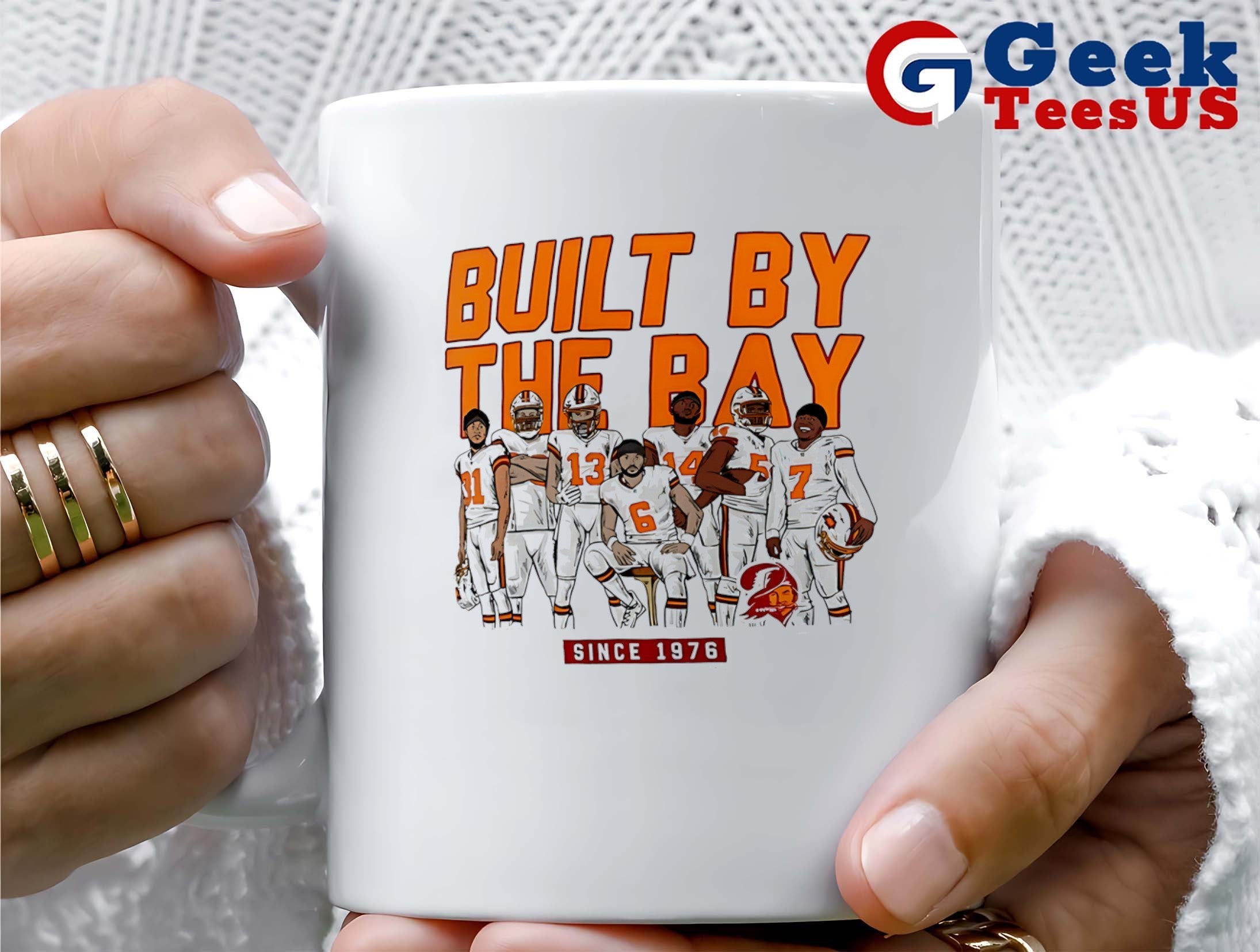 Tampa Bay Buccaneers Built by The Bay since 1976 shirt