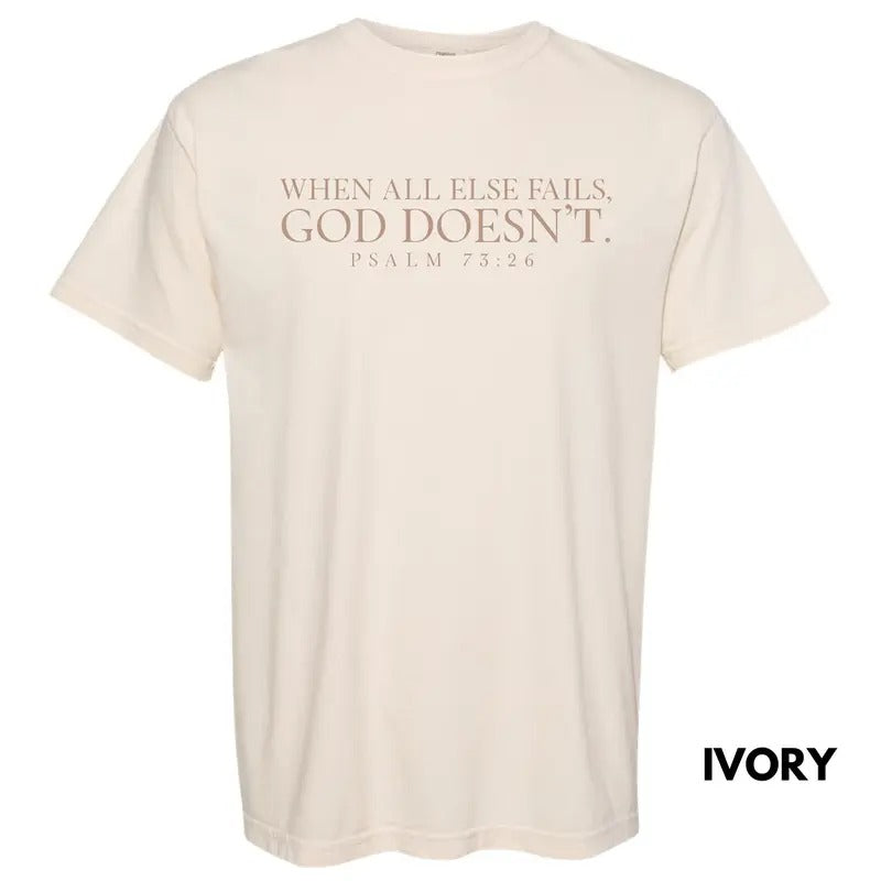 Tan Psalm 73 Comfort Colors T-Shirt 'NLB' Hoodie, Sweatshirt | DripVista.com