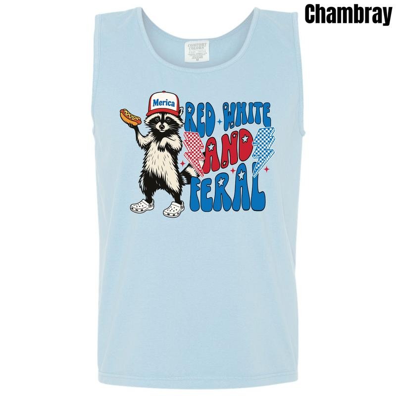 Tank Top - Feral America Comfort Colors Tank Top 'NLB' T-Shirts, Hoodie, Sweatshirt | DripVista.com