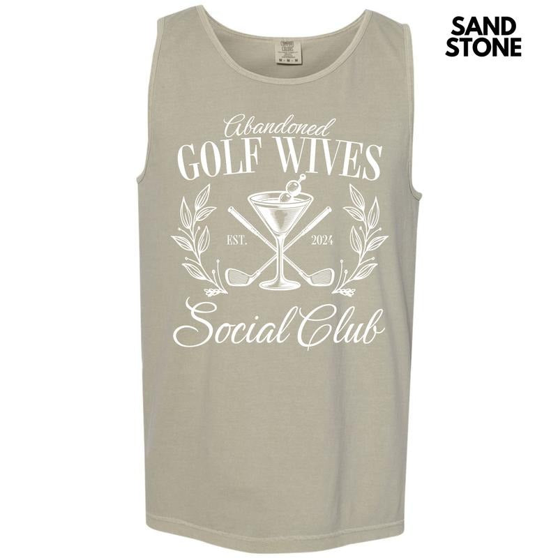 Tank Top - Golf Wives Social Club Comfort Colors Tank Top 'NLB' T-Shirts, Hoodie, Sweatshirt | DripVista.com