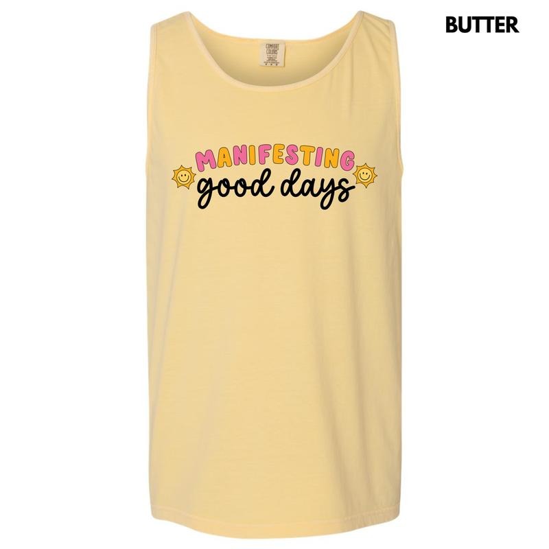 Tank Top - Manifesting Sunshine Comfort Colors Tank Top 'NLB' T-Shirts, Hoodie, Sweatshirt | DripVista.com