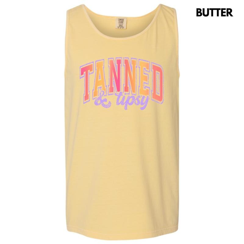 Tank Top -Lavender Tanned & Tipsy Comfort Colors Tank Top 'NLB' T-Shirts, Hoodie, Sweatshirt | DripVista.com