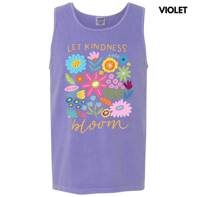 Tank Top -Let Kindness Bloom Comfort Colors Tank Top 'NLB' T-Shirts, Hoodie, Sweatshirt | DripVista.com