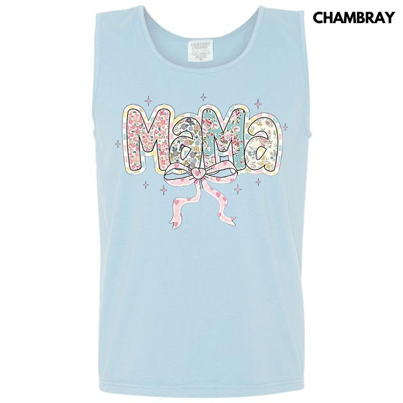 Tank Top -Pattern Mama Coquette Comfort Colors Tank Top T-Shirts, Hoodie, Sweatshirt | DripVista.com