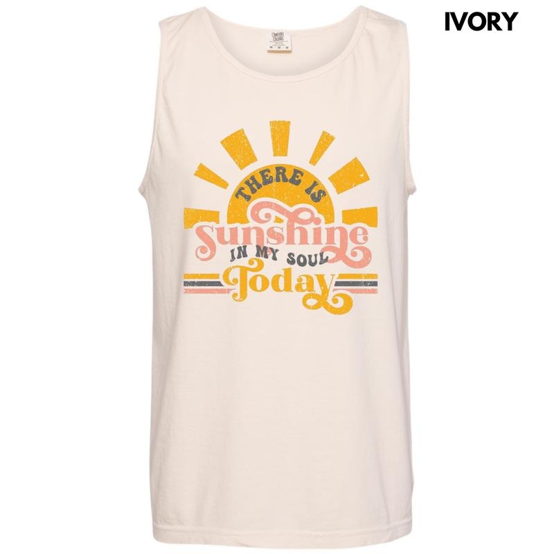 Tank Top -Sunshine In My Soul Comfort Colors Tank Top T-Shirts, Hoodie, Sweatshirt | DripVista.com