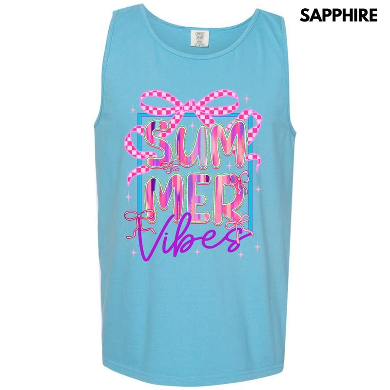 Tank Top -Trendy Summer Vibes Comfort Colors Tank Top 'NLB'