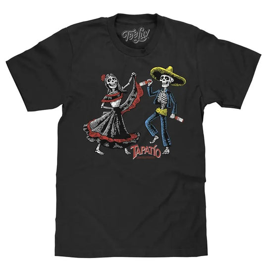 Tapatio Hot Sauce Day Of The Dead T-Shirt - Black