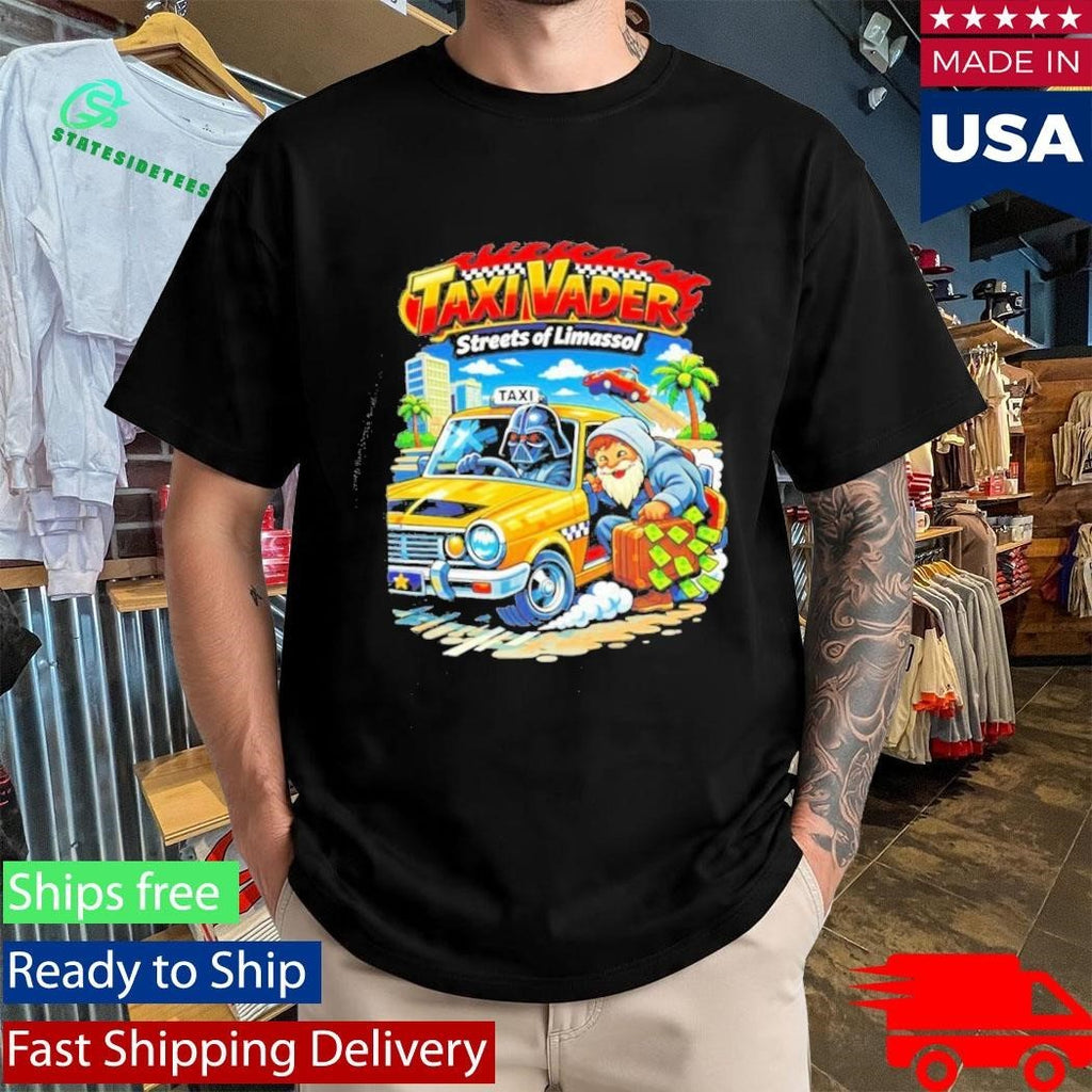 Taxi Vader Streets Of Limassol T-Shirt