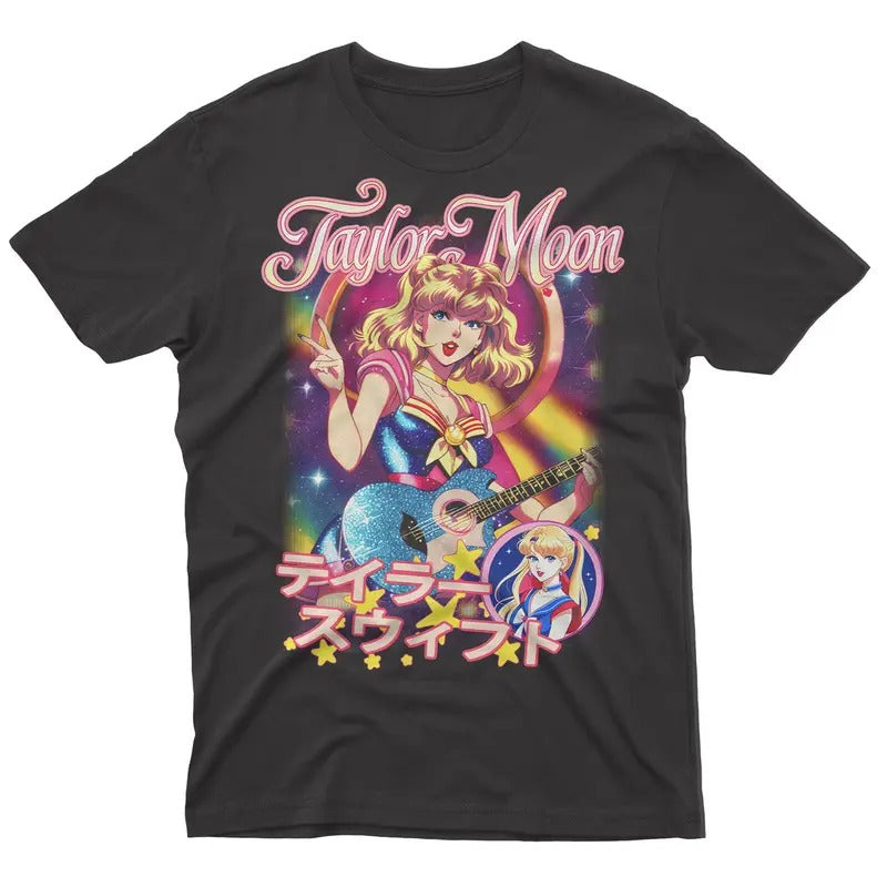 Taylor Moon Anime Graphic Cartoon T Shirt, Taylor Anime Shirt, Gift for Women and Men Hoodie, Sweatshirt | DripVista.com