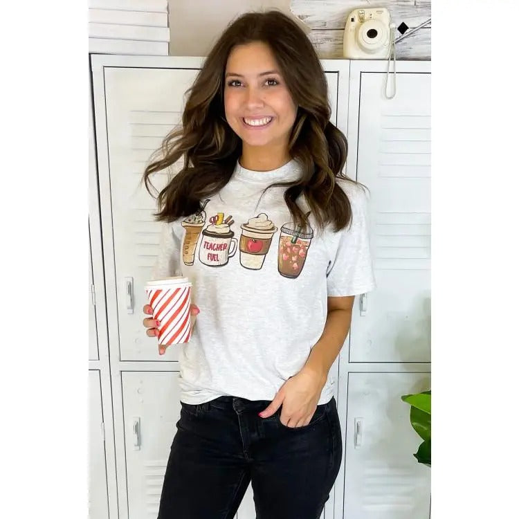 Teacher Fuel T-Shirt Hoodie, Sweatshirt | DripVista.com