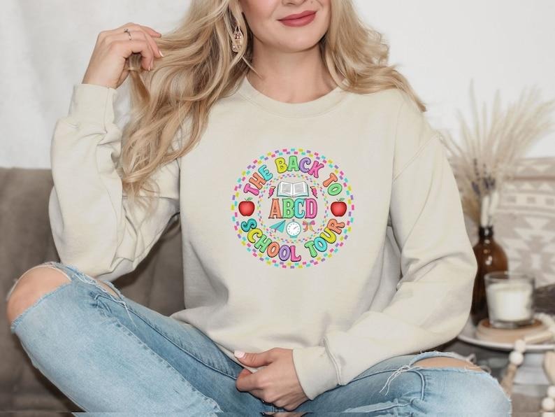 Teacher Tour shirt, Teacher Tour Tee, Concert Tour Teacher Back to School  T-shirt, sweater and Hoodie Sweatshirt