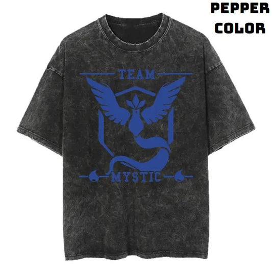 Team Mystic Vintage Tee, Pokemon Go Shirt, Pokemon Shirt, Anime Manga Shirt, Halloween Shirt, Vintage Graphic Tee, Unisex T-Shirt, Gift For Fan Pokemon, Crewneck Short Sleeve Shirt Top Menswear Streetwear