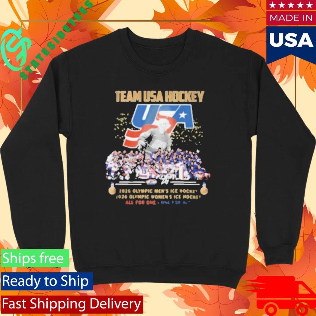 Team USA Hockey 2026 Olympic Men’s and Women’s Champions Commemorative Shirt