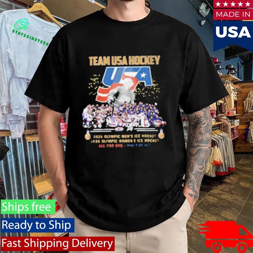 Team USA Hockey 2026 Olympic Men’s and Women’s Champions Commemorative Shirt