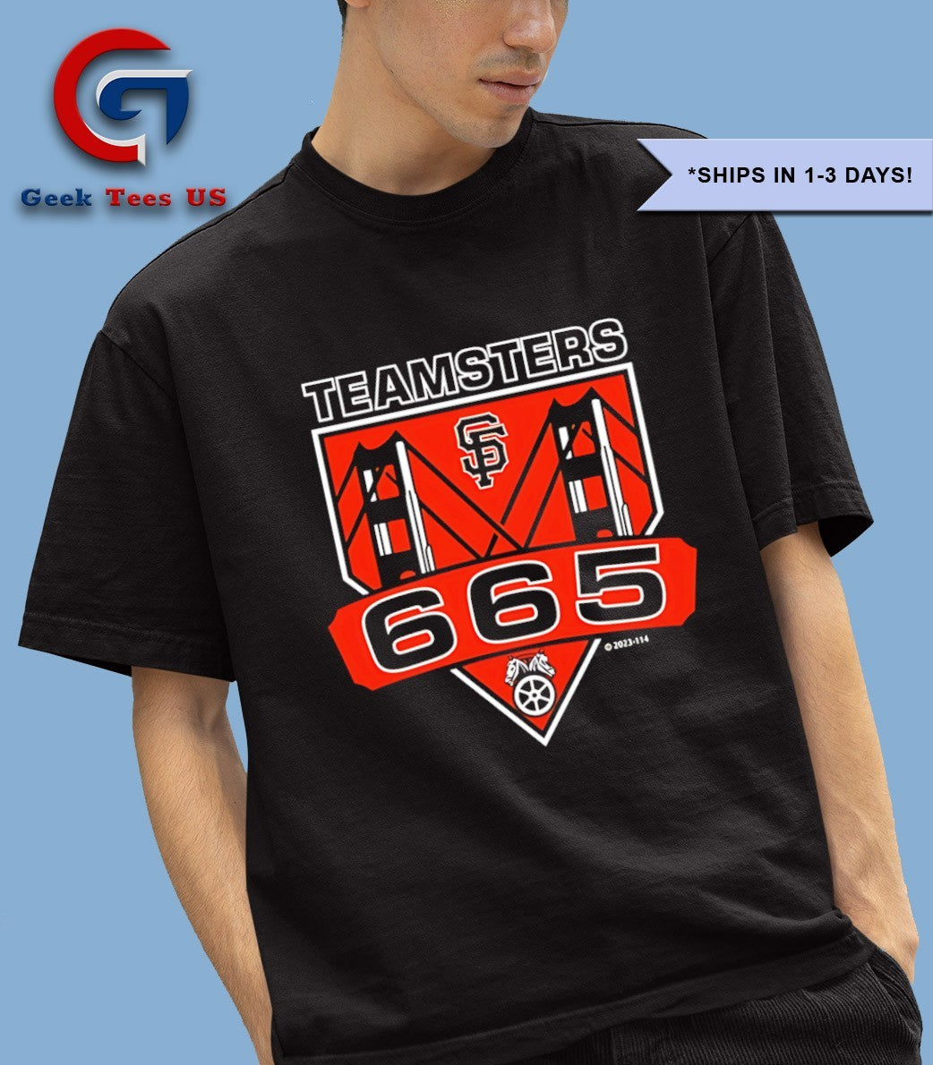 Teamsters Local 665 San Francisco Bridge graphic shirt