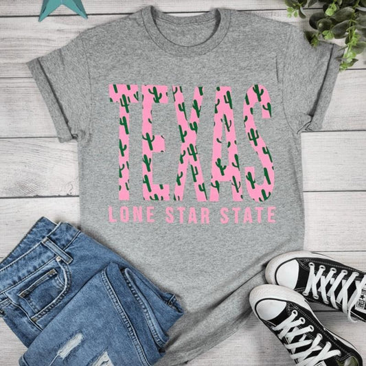 Texas Cactus Graphic Tee