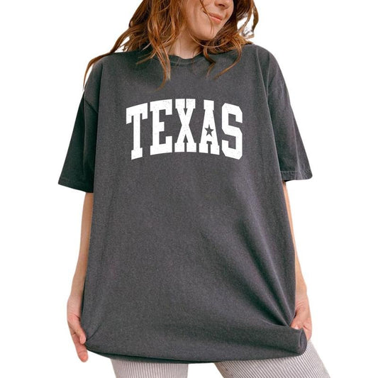 Texas Shirt, Texas Pride Unisex Unhinged Shirt, Home State Graphic Printed Tee, Texas Favorite Summer T-shirt, Patriotic Comfy Fabric Graphic Tee, Women's Tops, Womenswear, Menswear, Cotton Fabric Relaxed Fit Chic Style