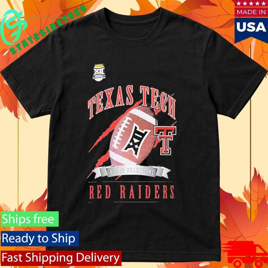 Texas Tech Red Raiders 2025 Big 12 Football Champions Shirt
