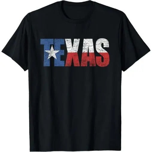 Texas Women Men Kids | Texas State Flag Distressed T-Shirt Made in USA Hoodie, Sweatshirt | DripVista.com