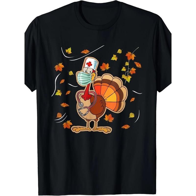 Thanksgiving Men Turkey T-Shirt - 220g made in usa Hoodie, Sweatshirt | DripVista.com