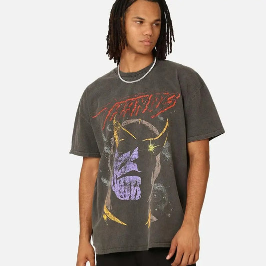 Thanos Vintage T-Shirt Trending Movie T shirt Vintage 90s T-shirt gift for Movie fans gift for him gift for her unisex T-shirt Urbanwear Shirt Fabric Menswear