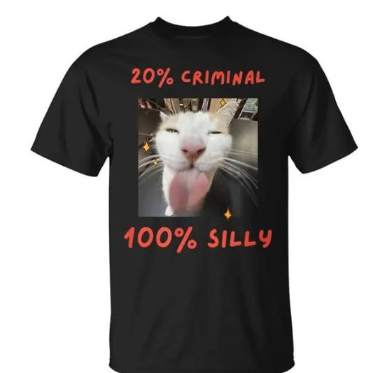 That Silly Cat Meme T-Shirt, Funny Cat Shirt, Silly Tee