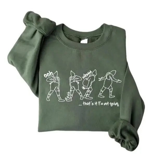 That's It I'm Not Going Sweatshirt, Christmas Hoodie, Christmas Sweatshirt, Christmas Gift, Merry Christmas Sweatshirt...