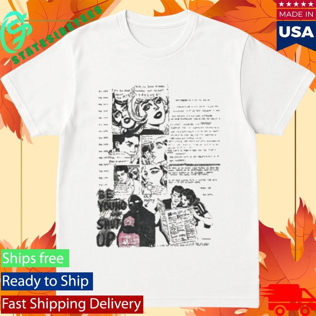 The 1975 Be Young And Shut Up Comic T-Shirt
