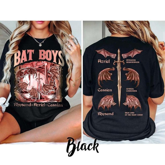 The Bat Boys Shirt, Bat Boys Crew Shirt, Vintage Acotar Merch, The Bat Boys Fan Club, The Night Court Shirt, Bookish Merch, Gift