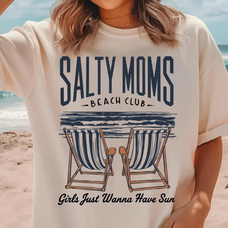 The Beach Club Shirt , Trendy Summer Shirt , Aesthetic Beach Shirt , Retro Beach Girl Shirt , Funny Sarcastic Mom Shirt , Mother's Day Shirt