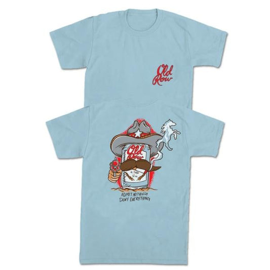 The Beer Can Cowboy Pocket Tee, Vintage Graphic Tees, Vintage Crewnecks Tees