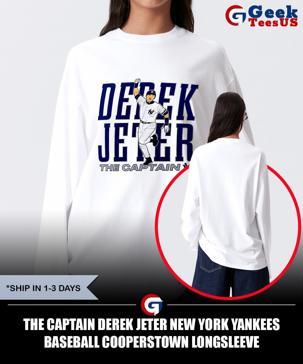 The Captain Derek Jeter New York Yankees baseball Cooperstown shirt