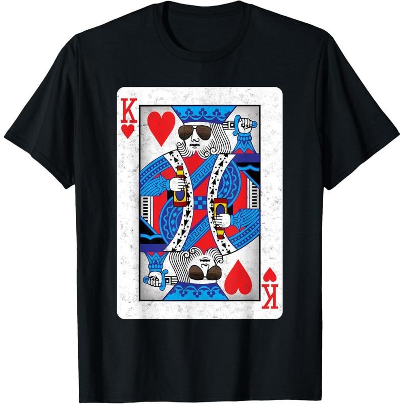 The Cool King of Hearts - Funny Poker Night T-Shirt made in usa Hoodie, Sweatshirt | DripVista.com