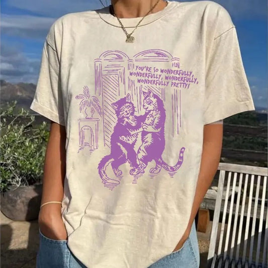 The Cure LoveCat Shirt, Vintage The Cure 90s Alt Indie Rock Merch, Alt Rock Music Gift band tee, The Cure Unisex Shirt, The Cure Gifts