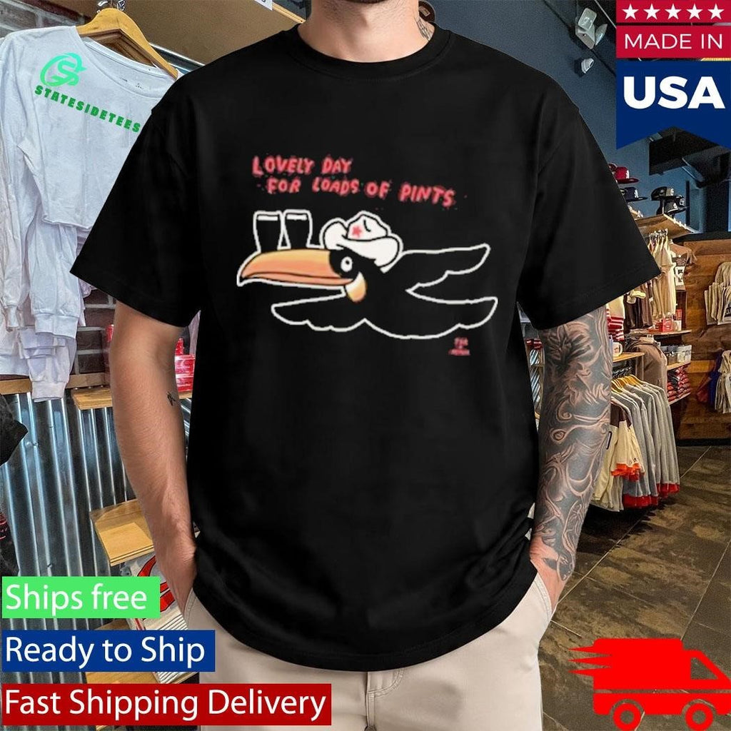 The Dead Rabbit Austin,Texas,Cowboy Toucan T-Shirt