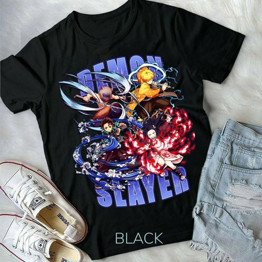 The Demon slaire new T-Shirt S-4XL Vintage style design T shirt graphic tee