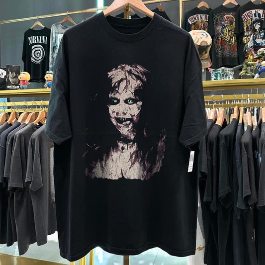 The Excorcist Rare Promo Vintage  Black T-Shirt Unisex Shirt Gift for him, Gift for her, Gift for fan Comfort Cotton