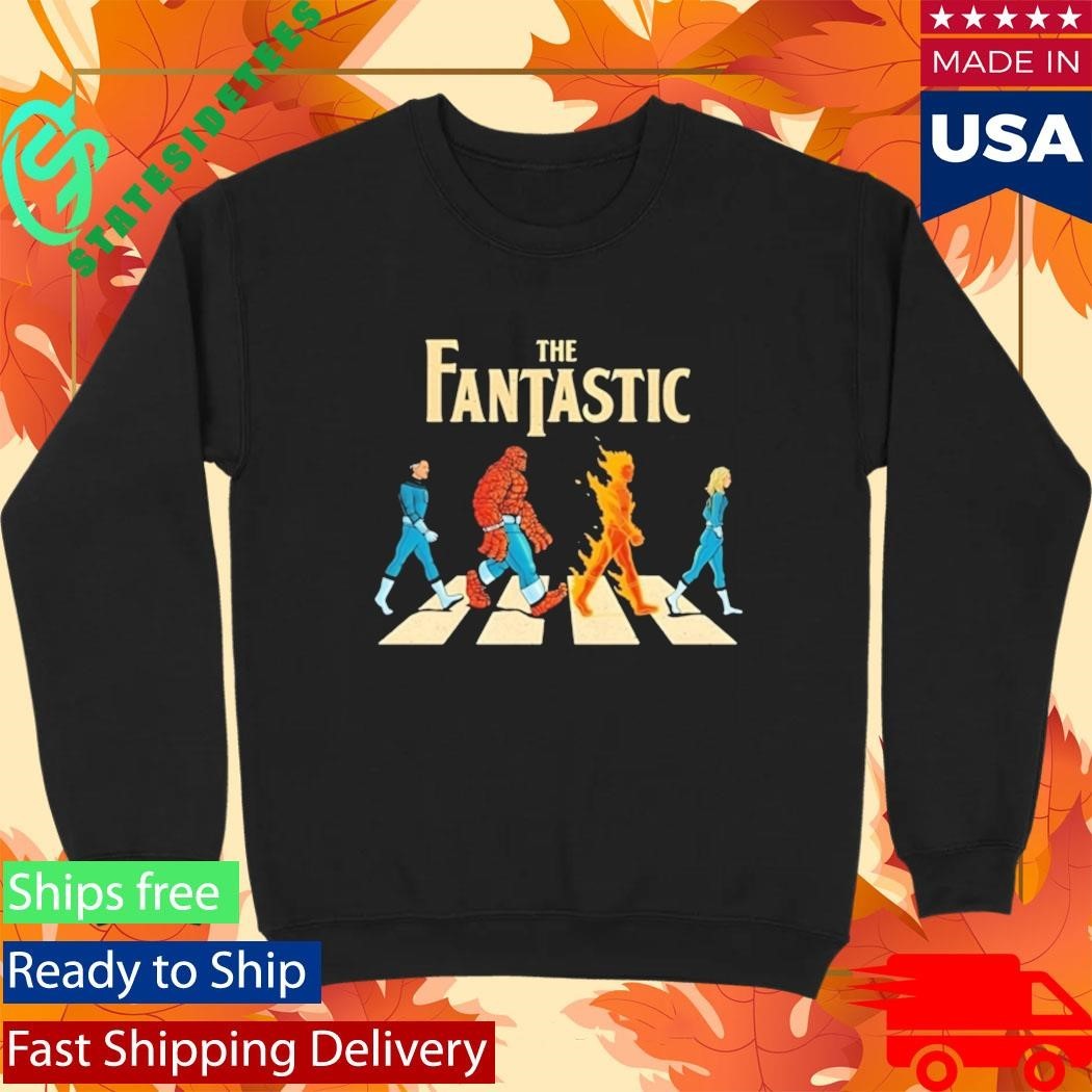The Fantastic Four Superhero Team Walking Shirt