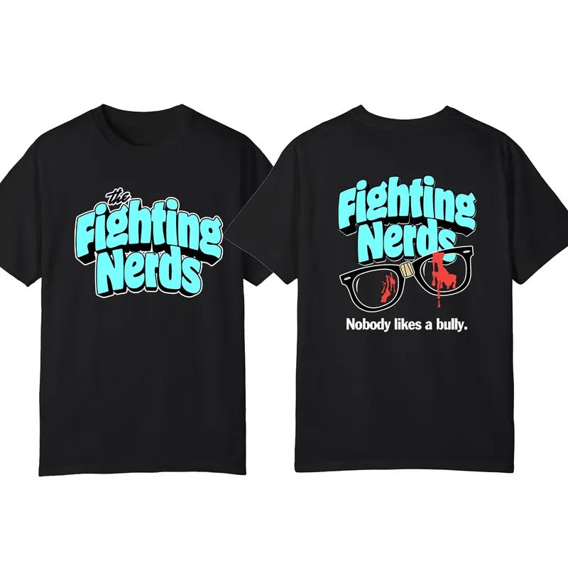 The Fighting Nerds Bloody Glasses Shirt, MMA UFC Tee, Gift For Fans Cotton Crewneck Hoodie, Sweatshirt | DripVista.com