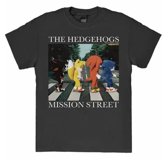 The Hedgehog Mission Stress T-Shirt ,The Hedgehog Generations T-Shirt, Hedgehog Japanese Sweatshirt, Dreamcast Japanese Streetwear Top