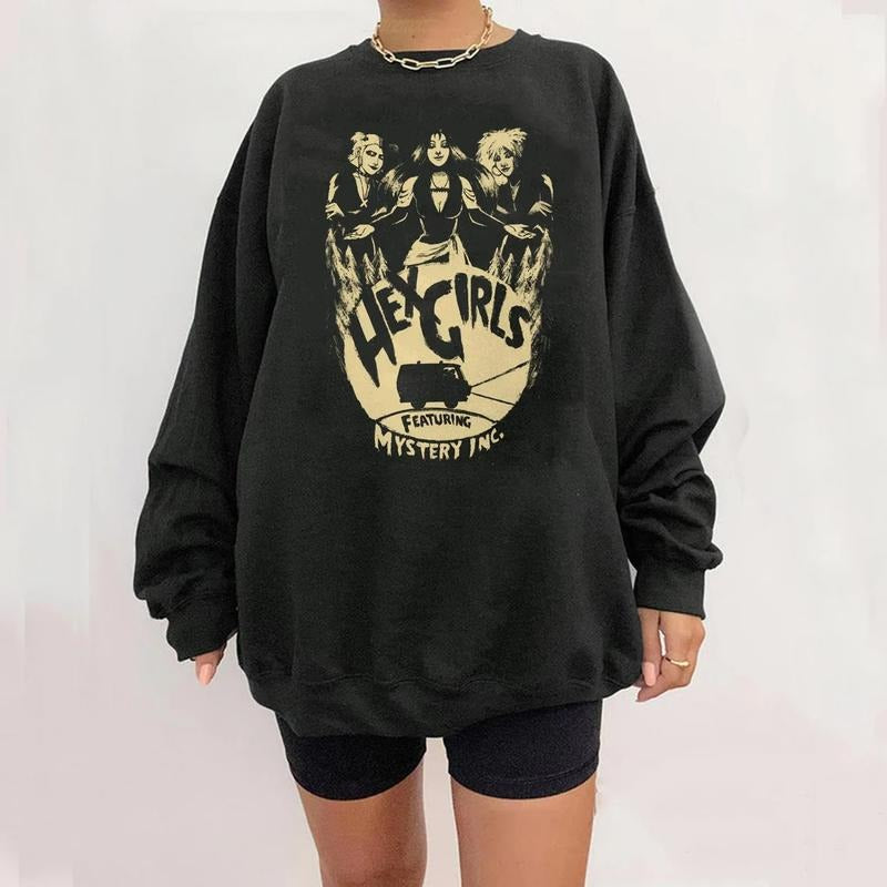 The Hex Girls Inspired Tee, The Hex Girls Rock Band Music T-Shirt Top Womenswear Underwear Tshirt Streetwear Lady Comfort Summer Casual Round Neck