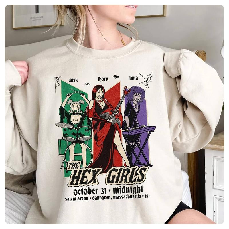 The Hex Girls Shirt Hex Girls Scooby Doo Shirt Halloween Music Shirt Funny Halloween Party Shirt