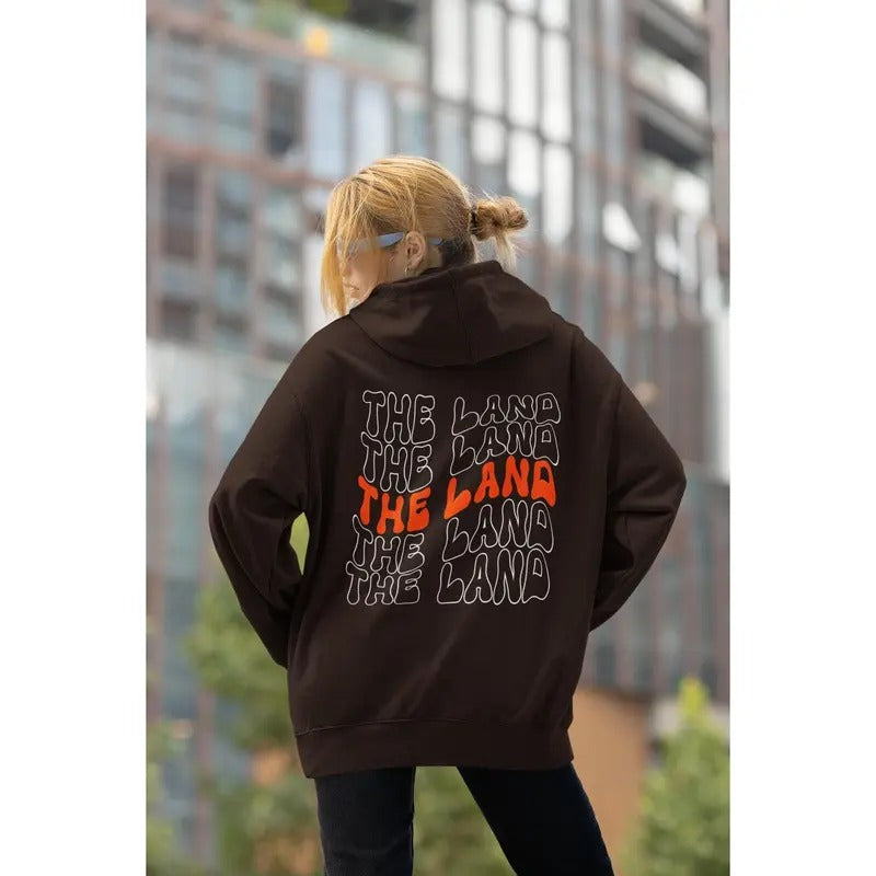 The Land Hoodie Cleveland Hoodie Cleveland Gift Cleveland Game Day Hoodie Cleveland Sports Apparel Retro Cleveland Tee