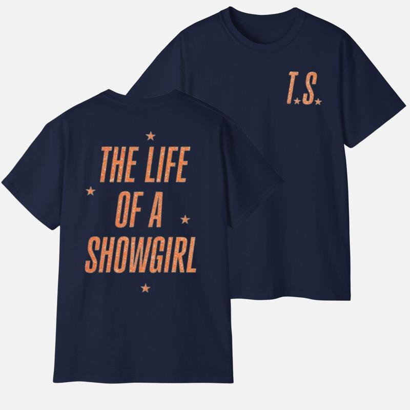 The Life Of A Showgirl Shirt, 2025 T.S Music Shirt, MUSIC FANS SHIRT, MERCH GIFT FOR MEN For Women, Menswear Top