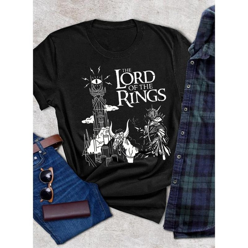 The Lord of the Rings Mouth of Sauron Unisex Black T-Shirt Hoodie, Sweatshirt | DripVista.com