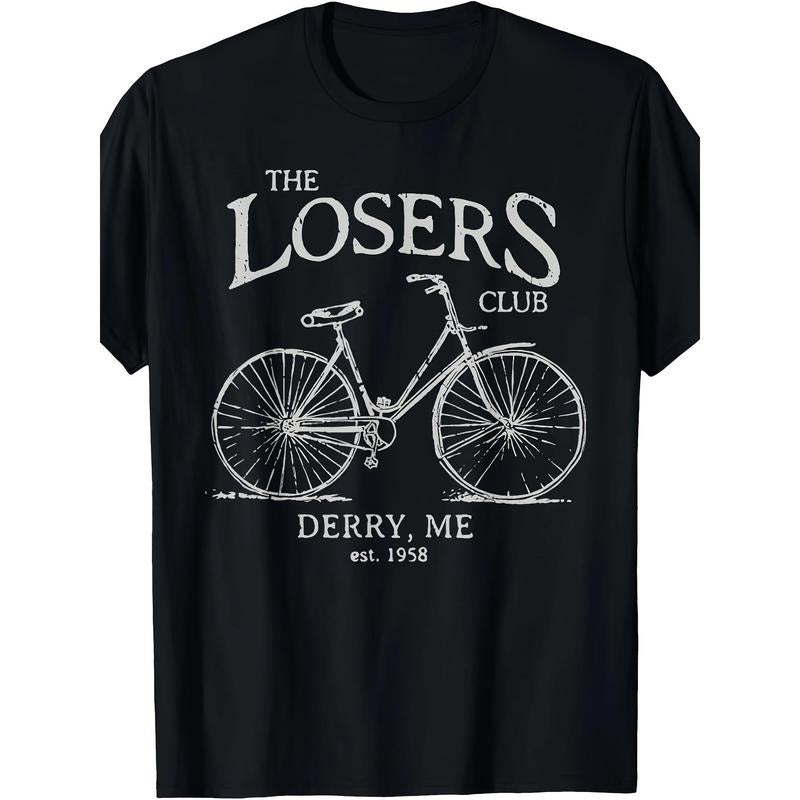 The Losers Club Horror Scary Movies Vintage Bike Halloween T-Shirt made in usa Hoodie, Sweatshirt | DripVista.com